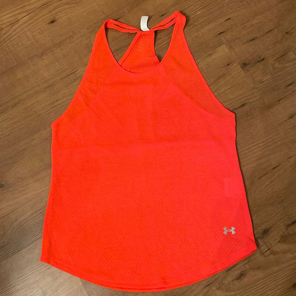 COPY - Under armour heat gear orange tank, NWOT